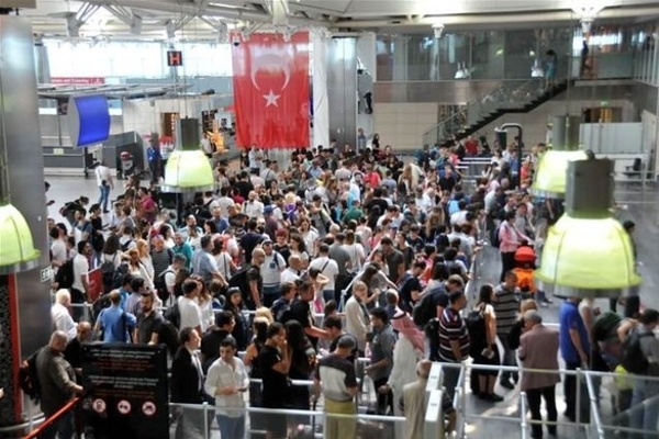 Türkiye'ye gelen yabancıların sayısı azaldı