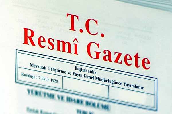 Bakanlık atamaları Resmi Gazete'de