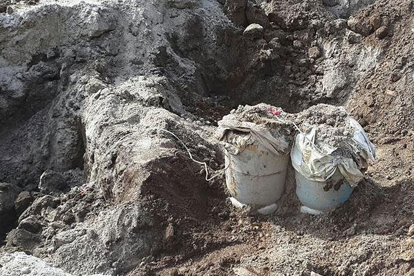 Mardin'de araziye saklanmış 50 kiloluk patlayıcı bulundu