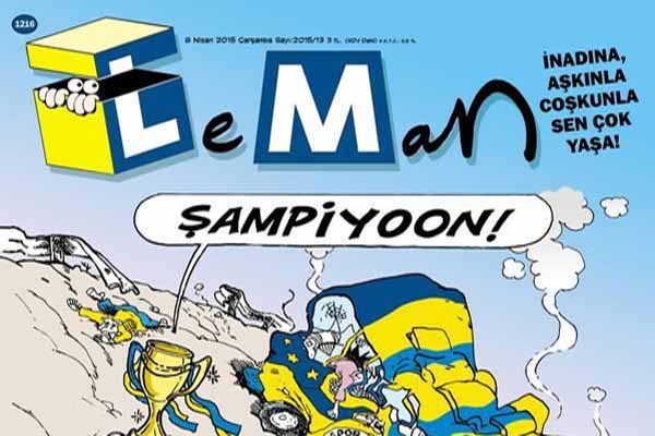 Leman Dergisi, Fenerbahçe'ye destek için özel bir kapak tasarladı