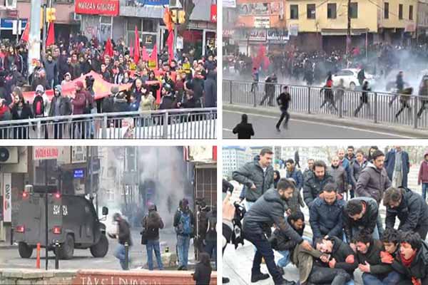 Okmeydanı'nda izinsiz gösterilerde 28 kişi gözaltına alındı