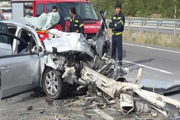 Bilecik'te minibüs kazası, 1 kişi hayatını kaybetti