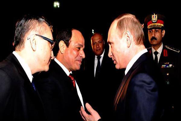Vladimir Putin, 10 yıl sonra ilk defa Mısır'da