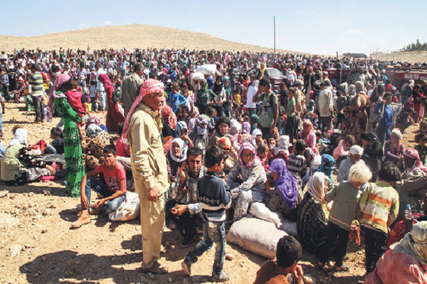 Sınırı geçen Suriyelilerin sayısı 50 bine ulaştı