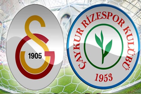 Galatasaray ile Çaykur Rizespor ligde 32. kez mücadele edecek