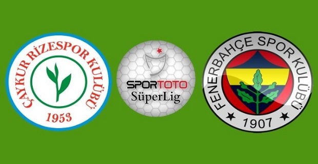 Fenerbahçe Çaykur Rizespor'a konuk oluyor