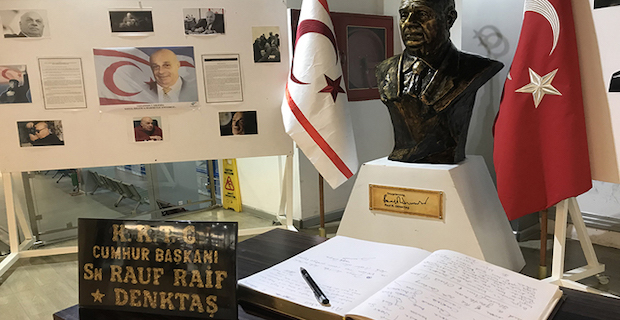 KKTC’nin Kurucu Cumhurbaşkanı Rauf Raif Denktaş, Ercan Havalimanı’nda anılıyor