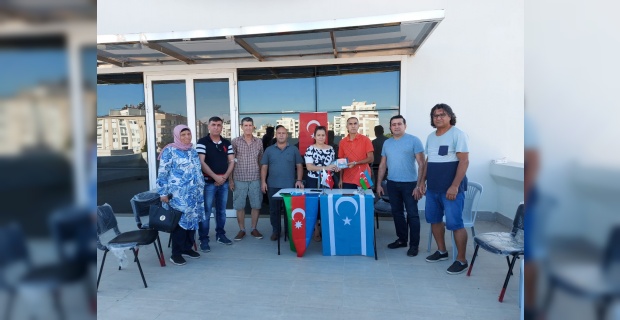Irak Türklerinden Antalya Azerbaycan Kültür ve Dayanışma Derneği’ne destek ziyareti