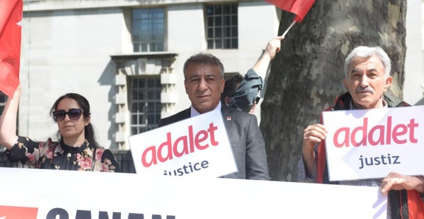 Londra'da Canan Kaftancıoğlu için protesto yapıldı !