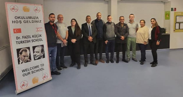 TTFF Başkanı İrfan Davulcular ve TTFF yönetimi gençlere ve Londra Türk okullarına önem veriyor