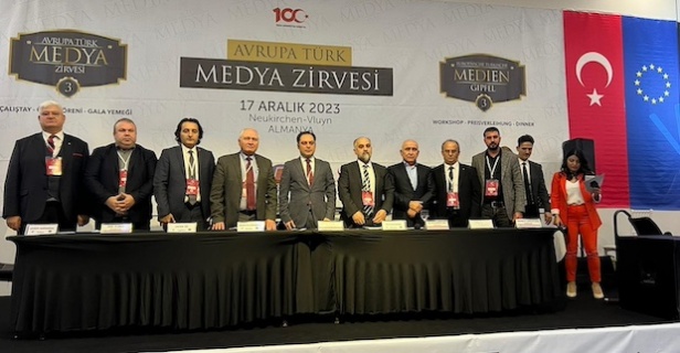Avrupa Türk Medya Zirvesi'nin üçüncüsü Almanya’da sona erdi