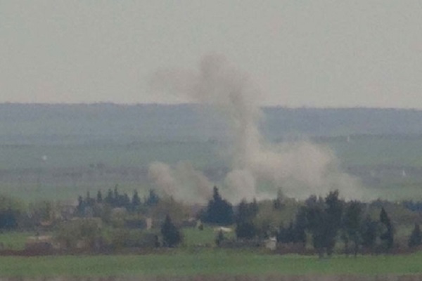 Kilis sınırında IŞİD hedefleri vuruluyor