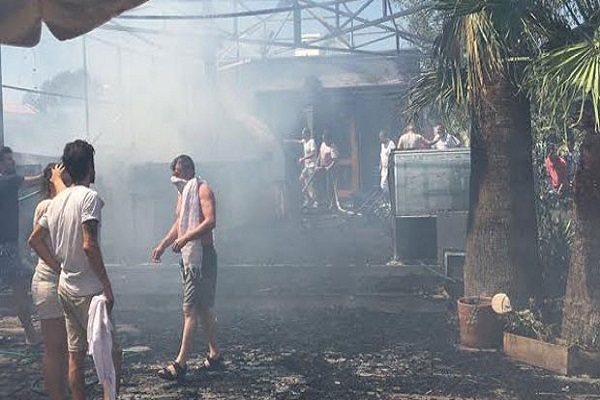 Bodrum'daki yangında 'terör' paniği yaşandı