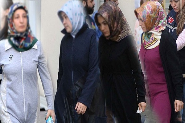 'FETÖ'nün ablaları' adliyeye sevk edildi