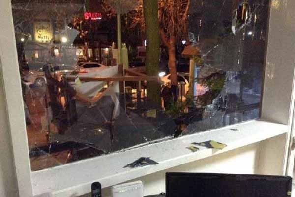 Fenerbahçe şubesine saldırı düzenlendi