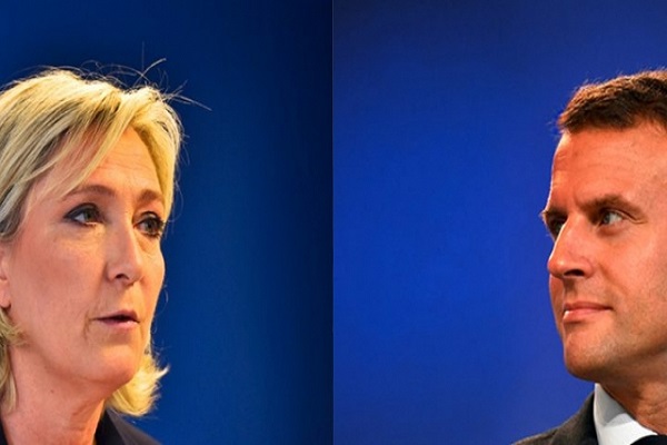 Emmanuel Macron ve Le Pen canlı yayında kozlarını paylaştı