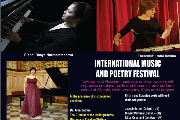 Oxford Üniversitesi müzik ve şiir festivali