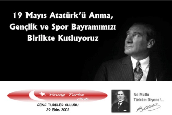 Genç Türkler'den Atatürk'ü Anma ve Bayram kutlaması