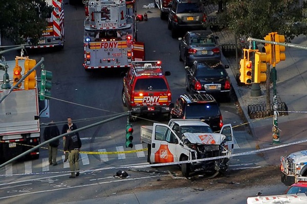 New York'ta dehşet anları 8 ölü 15 yaralı var