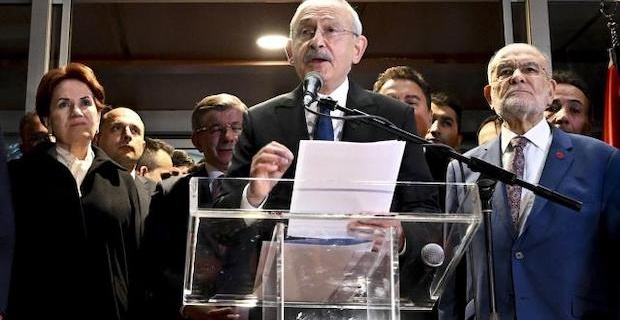 Millet İttifakı'nın cumhurbaşkanı adayının Kemal Kılıçdaroğlu olduğu açıklandı
