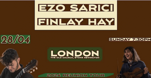 Kemancı Ezo Sarıcı'dan İskoçyalı klasik gitarist Finlay Hay ile birlikte konser serisi