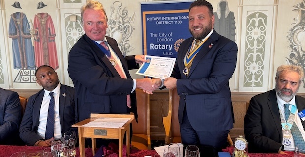 Londra’nın Kalbinde Bir Türk İmzası:  'The City of London Rotary Kulübü' Resmen Kuruldu