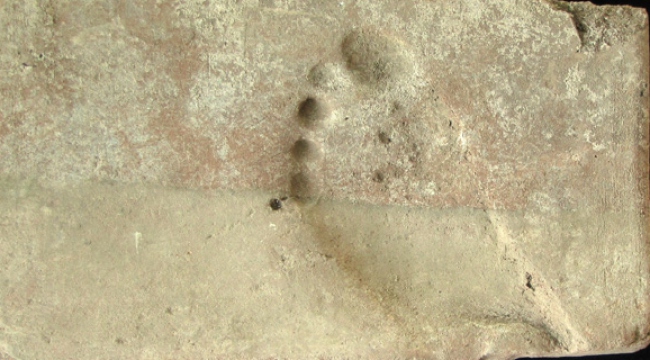 Çanakkale'de 2 bin yıllık ayak izine rastlandı