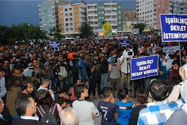 DBP'den Diyarbakır'da Kobani eylemi