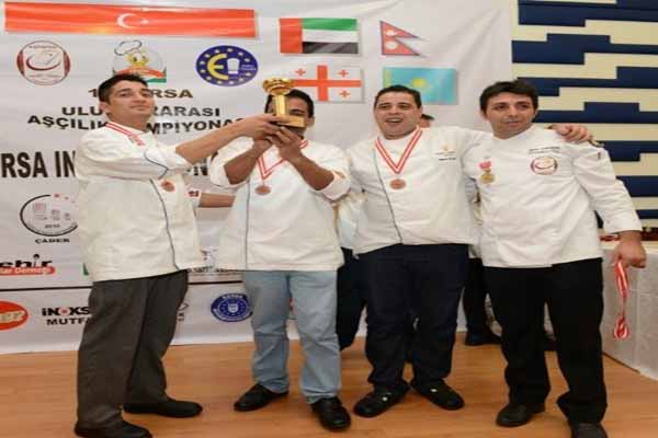 Uluslararası Gastronomi Yemek Yarışması ödülleri sahiplerini buldu