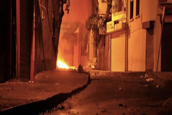 Okmeydanı'nda polis ile eylemciler arasında gerginlik
