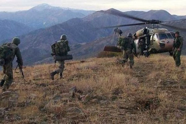 TSK'dan PKK'ya yönelik Tunceli'de hava destekli operasyon