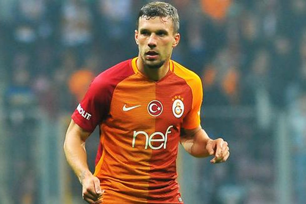 Podolski Galatasaray'daki son maçına çıkıyor