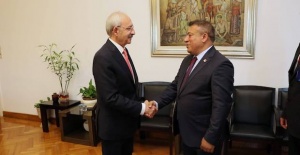 CHP İngiltere Birliği Başkanı Kazım Gül, Kılıçdaroğlu ile görüştü