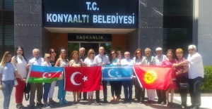 Türk Dünyası Dernekleri Platformu'ndan Konyaaltı Belediye Başkanı Semih Esen'e ziyaret