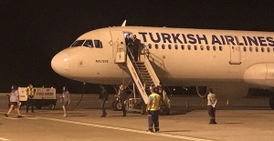 KKTC Ercan Havalimanı ilk uçaklarını karşıladı
