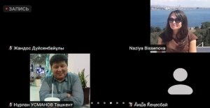 Vatan Öz, medyada bilgi ve bilgileri kontrol etme konusunda Kazakistan'lı gazetecilere çevrimiçi ders verdi