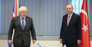 Birleşik Krallık Başbakanı Johnson, Cumhurbaşkanı Erdoğan ile görüştü