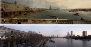 Londra'nın geçmişteki ve günümüzdeki görüntüleri !  Şehri Hayal Et adlı sergisi