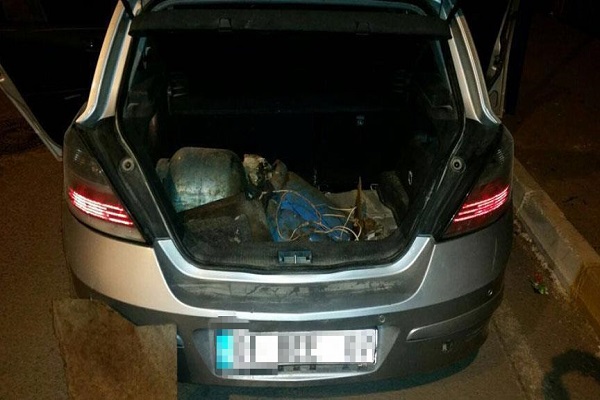 Hani'de 150 kilogram bomba yüklü araç bulundu
