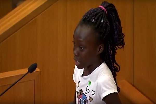 9 yaşındaki siyahi kız çocuğunun ABD gündemine bomba gibi düşen açıklaması