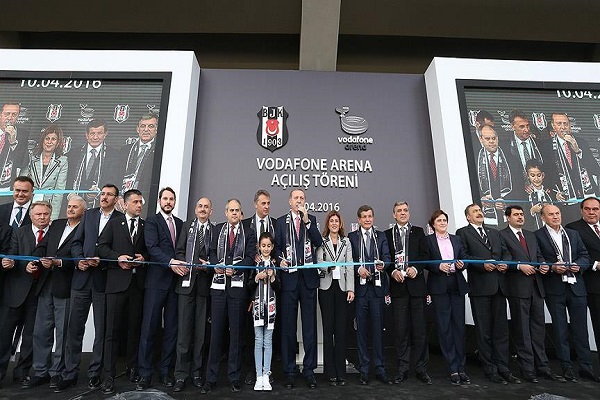 Vodafone Arena'nın protokol açılışı gerçekleştirildi