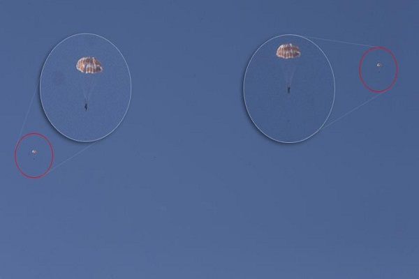 Düşürülen Rus savaş uçağındaki pilotlar paraşütle atladı