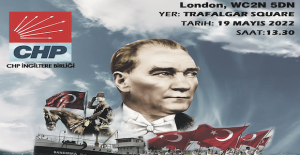 Londra'da 19 Mayıs Atatürk’ü Anma, Gençlik ve Spor Bayramı Trafalgar Meydanında